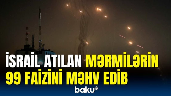 İran İsrailin hava müdafiəsini yara bilməyib