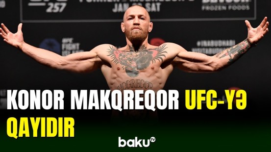Konor Makqreqorun UFC-də növbəti rəqibi məlumdur