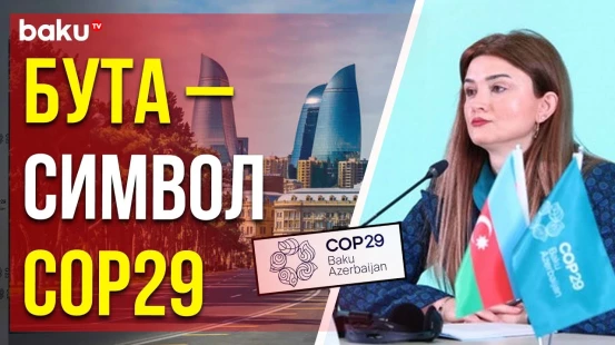 На пресс-конференции, посвященной COP29, был представлен логотип международного мероприятия
