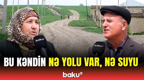 Şamaxının Çıraqlı kənd sakinləri illərdir susuz qalıb | Suyu məsciddən gətirirəm