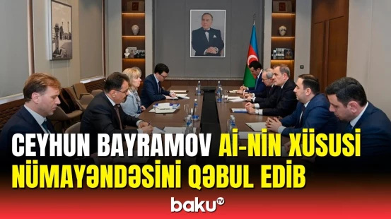 Görüşdə ikitərəfli və regional məsələlər ətrafında fikir mübadiləsi aparılıb