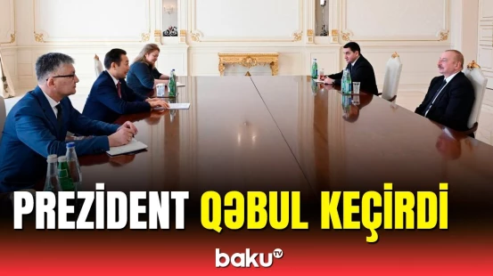 İlham Əliyev AQEM-in Baş katibi Kayrat Sarıbayı qəbul etdi