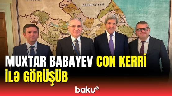 Muxtar Babayev Con Kerri ilə COP29-a hazırlığı müzakirə edib
