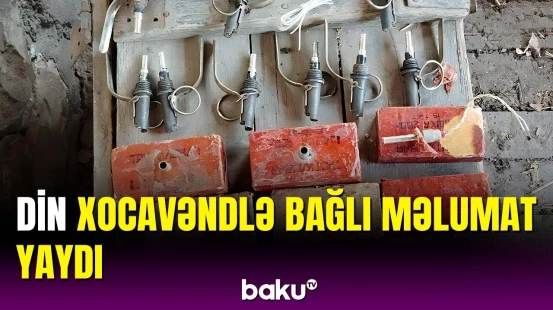 Xocavənddə fermada xeyli partlayıcı qurğu və maddə aşkarlandı