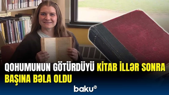Kitabı 105 il sonra qaytardı, 14 min dollarlıq cərimə ödəməlidir