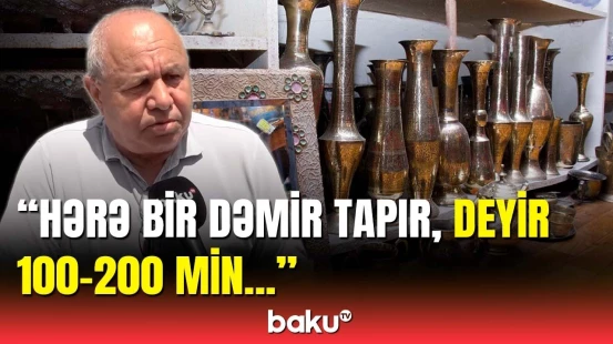 Bakıda ev qiymətinə satılan sininin sirri | Sakinlər və əntiqçi danışdı