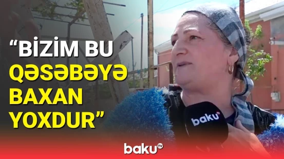 Bahar qəsəbəsinin sakinləri 5 dəqiqəlik yolu yarım saata gedirlər | Sakinlər şikayətçidir