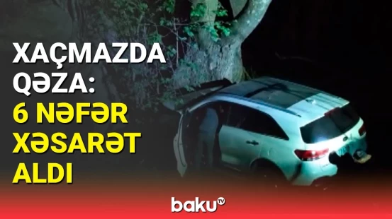 Ödənişli yolda qəza oldu | Xəsarət alanlar var