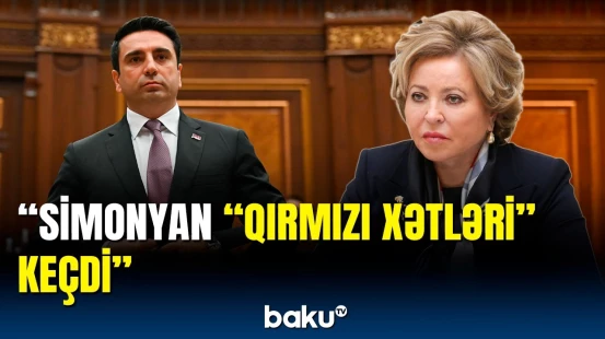 Rusiya Federasiya Şurasının sədrindən Simonyana sərt sözlər