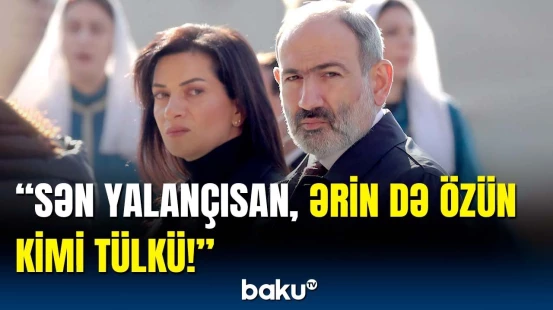 Qəzəbli ermənilər Anna Akopyanı yıxıb sürüdülər