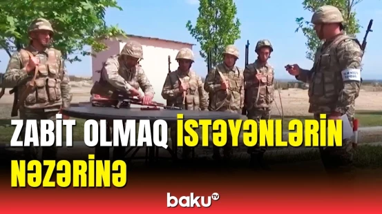 Orduda ehtiyat zabit hazırlığı kursuna növbəti qəbul başlayır