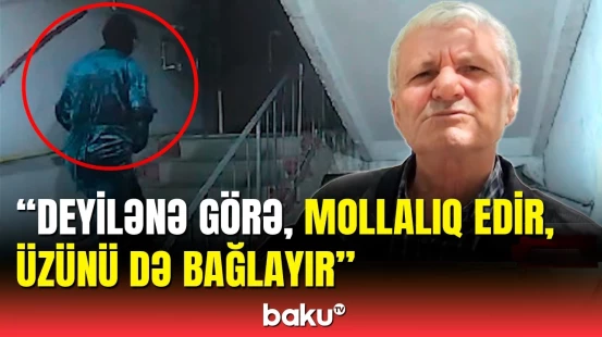 Mingəçevirdə qorxulu hadisə | Bıçaqla gəlib camaatın üstünə cumur