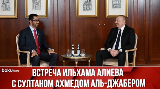 В Берлине состоялась встреча Ильхама Алиева с министром промышленности и передовых технологий ОАЭ