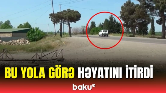 Bu küçədə niyə tez-tez qəza olur? - Əməkdaşımız hadisə yerində