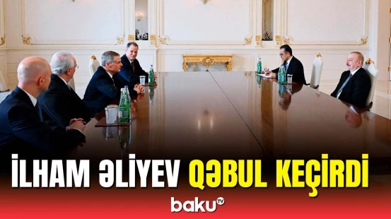 Prezident ABŞ-dən gələn nümayəndələri qəbul edib