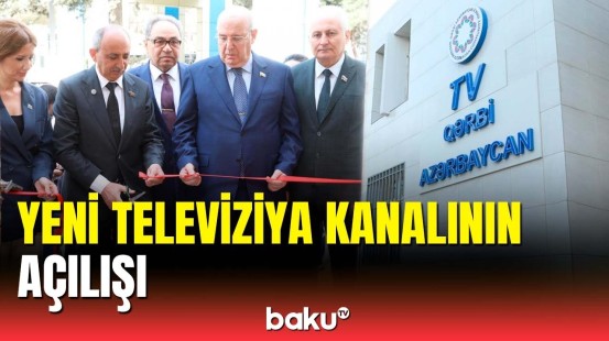 Qərbi Azərbaycan Televiziyası binasının açılışı oldu