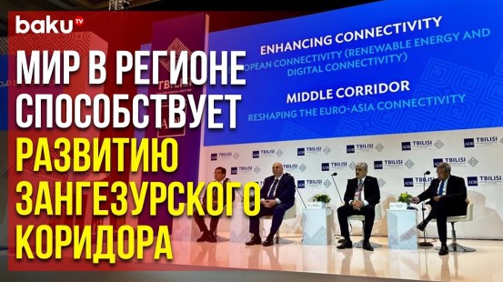 В Грузии проходят панельные дискуссии «Средний коридор: Перестройка связей между Европой и Азией»