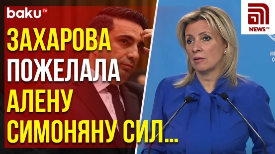 Спикер МИДа ответила на вопрос NEWS.RU о выпадах Алена Симоняна в адрес российских властей