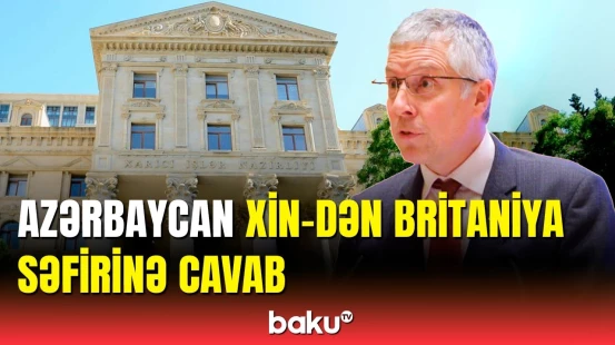 Ayxan Hacızadə Böyük Britaniya səfirinin paylaşımına belə reaksiya verdi