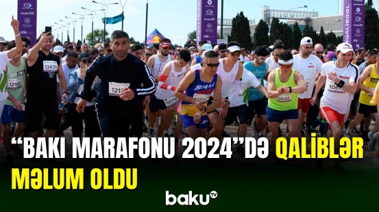 “Bakı Marafonu 2024” başa çatdı | Qaliblər müəyyənləşdi