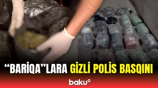 Narkotik satıcıları ələ keçdi | DİN-dən anbaan görüntülər