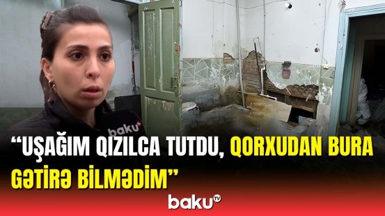 Uçub adamın başına tökülür | Bakıda uşaq poliklinikasında dəhşətli vəziyyət