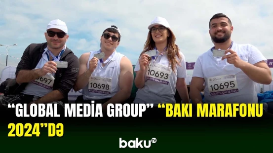 "Global Media Group"un əməkdaşları "Bakı Marafonu 2024"ə qatılıblar