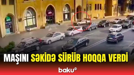 Bakıda sakinlərin həyatını təhlükəyə atan sürücünün sonu