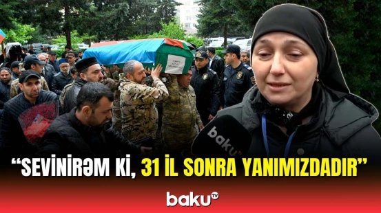 Qalıqları tapılan şəhid Gülalı Dadaşov dəfn edildi | Bacısının duyğulandıran sözləri