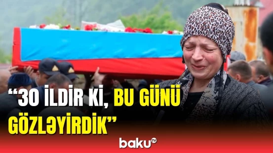 Birinci Qarabağ müharibəsinin şəhidi Qəbələdə torpağa tapşırıldı