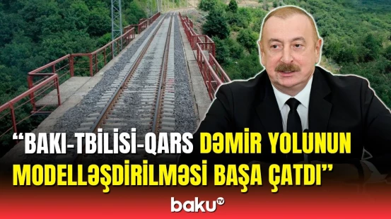 İlham Əliyevdən Bakı-Tbilisi-Qars dəmir yolu ilə bağlı açıqlama
