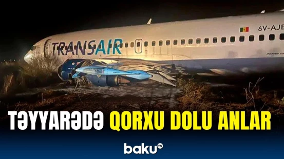 Seneqalda təyyarə qəzası | Yaralılar var