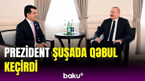 İlham Əliyev Şuşada ICESCO-nun Baş direktorunu qəbul etdi