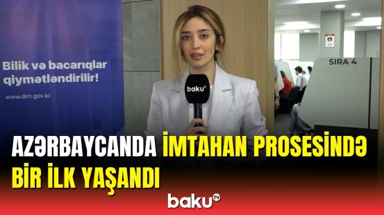 Dövlət qulluğuna qəbul imtahanı ilk dəfə bu formada keçirildi