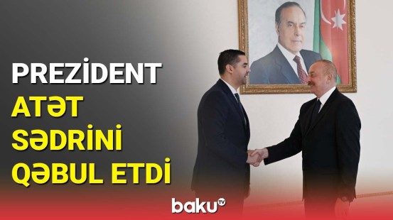 Prezident ATƏT sədrinin başçılıq etdiyi nümayəndə heyətini qəbul etdi