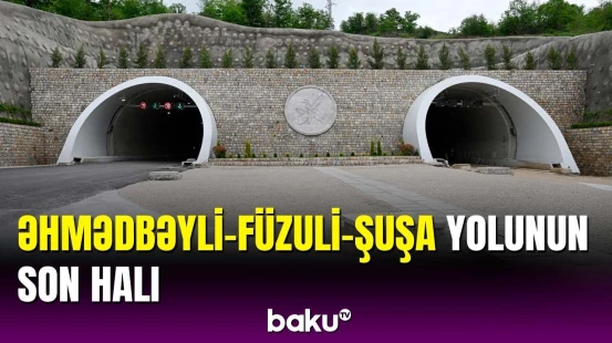 Əhmədbəyli-Füzuli-Şuşa yolunun tikintisi sürətlə davam etdirilir