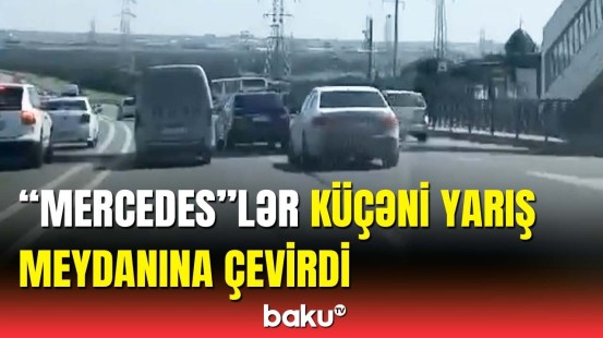 Bakıda bəhsə düşüb küçələri bir-birinə qatan sürücülərin sonu