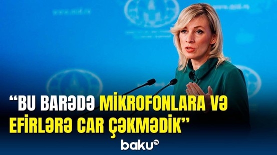 Zaxarova Türkiyədə 2016-cı ildə baş verən çevriliş cəhdindən danışdı