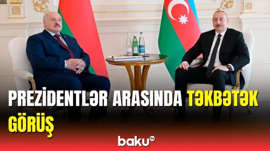 Belarus Prezidenti Lukaşenko Bakıda | Səfərdən görüntülər