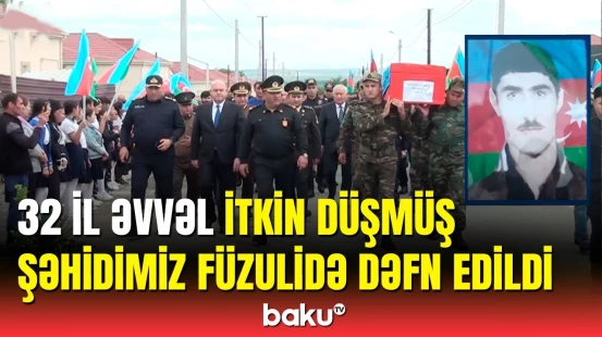 Qismət bu günə imiş, gətirdik dəfn etdik | Şəhidin oğlu