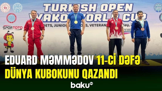 Eduard Məmmədov 11-ci dəfə WAKO Dünya Kubokunun sahibi olub