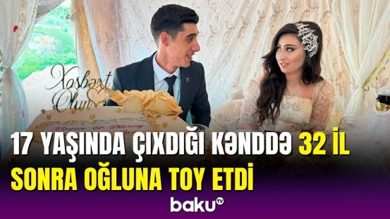 Zabux kəndində 32 il sonra toy sədası | Laçınlılar Baku TV-yə danışdı