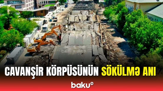 Cavanşir körpüsü belə sökülür | AAYDA-dan görüntülər