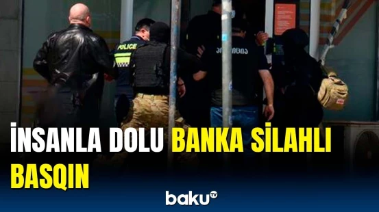 Maskalı şəxsin qarət planı | Gürcüstanda qorxu dolu anlar