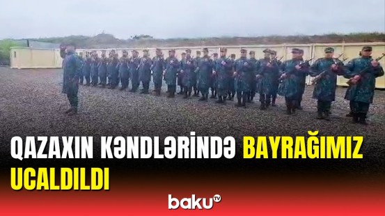 Qazaxın azad edilən kəndlərindən Prezidentə məruzə edildi | Tarixi görüntülər