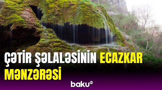 Şuşanın nadir incisi | Çətir şəlaləsinin gözoxşayan görüntüsü