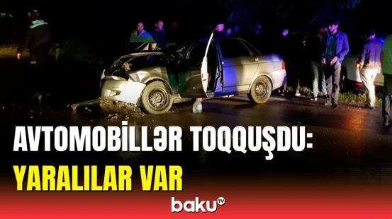 Göyçayda ağır yol qəzası | Xəsarətalanlar var