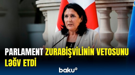 Gürcüstan parlamenti qalmaqallı qanuna qoyulan vetonu ləğv etdi