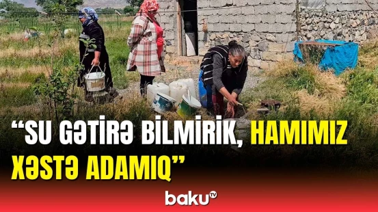 Suya həsrət qalan naxçıvanlılar | Qurumdan sakinlərin şikayətinə cavab