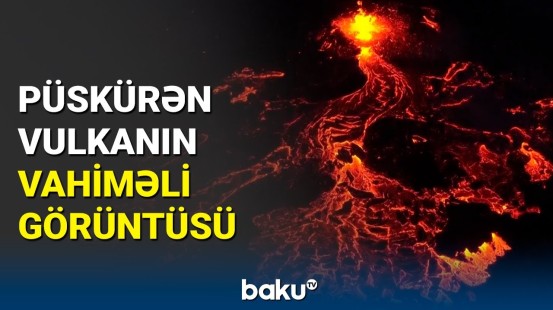 İslandiyada vulkan püskürdü, lava ətrafa yayıldı